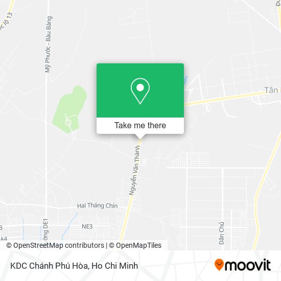 KDC Chánh Phú Hòa map