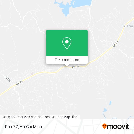 Phở 77 map