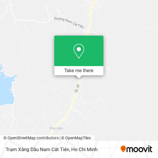 Trạm Xăng Dầu Nam Cát Tiên map