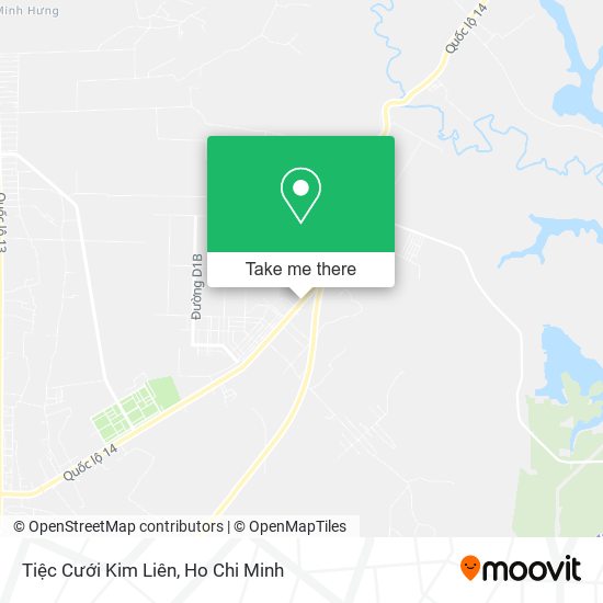 Tiệc Cưới Kim Liên map