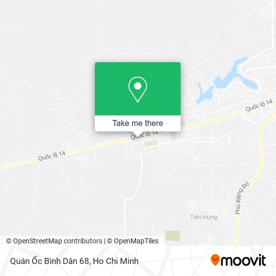 Quán Ốc Bình Dân 68 map
