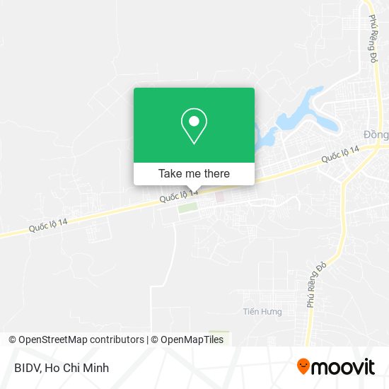 BIDV map