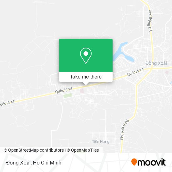 Đồng Xoài map