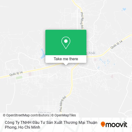 Công Ty TNHH Đầu Tư Sản Xuất Thương Mại Thuận Phong map