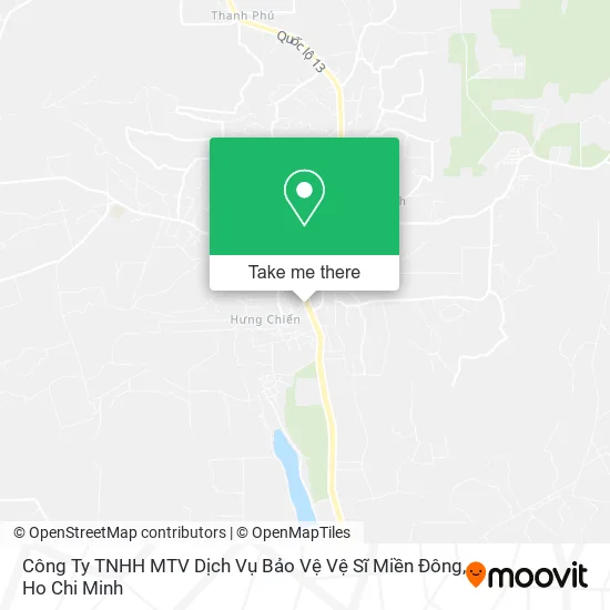 Công Ty TNHH MTV Dịch Vụ Bảo Vệ Vệ Sĩ Miền Đông map