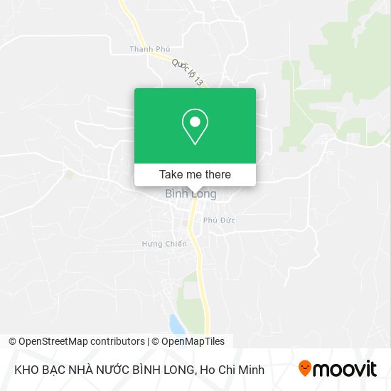 KHO BẠC NHÀ NƯỚC BÌNH LONG map