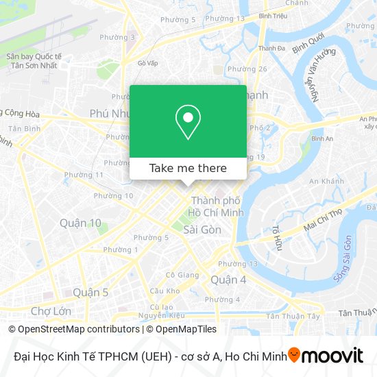 Đại Học Kinh Tế TPHCM (UEH) - cơ sở A map