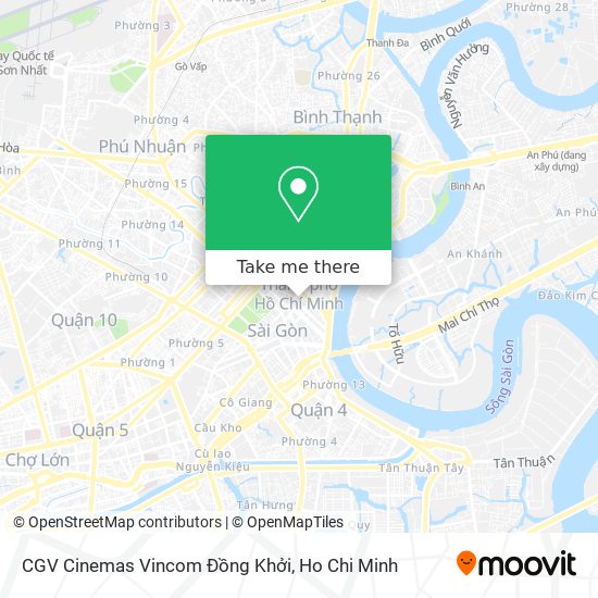 CGV Cinemas Vincom Đồng Khởi map