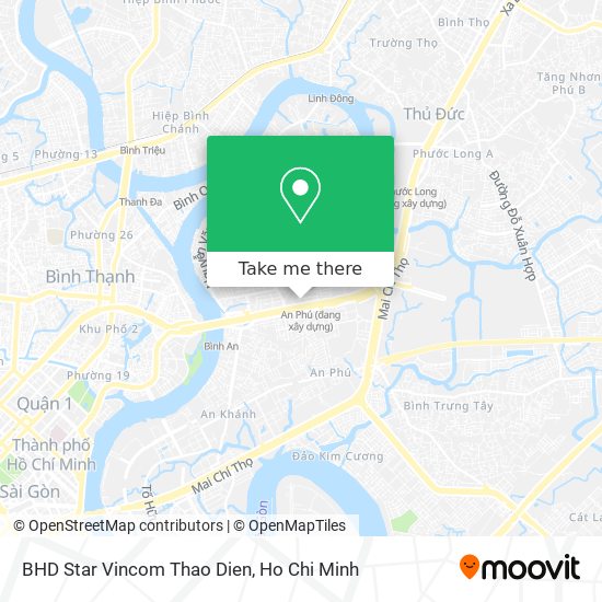 BHD Star Vincom Thao Dien map