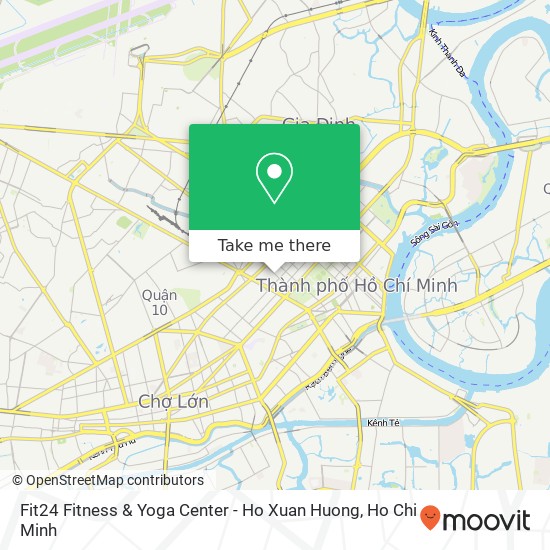 Fit24 Fitness & Yoga Center - Ho Xuan Huong map