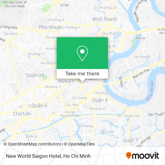 New World Saigon Hotel map