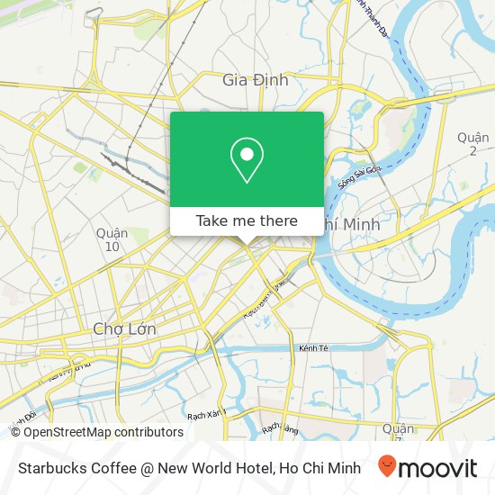 Starbucks Coffee @ New World Hotel map