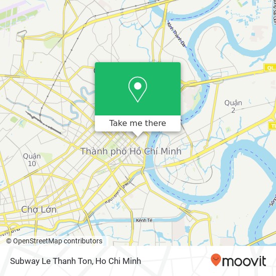 Subway Le Thanh Ton map
