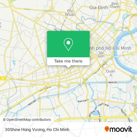 30Shine Hùng Vương map