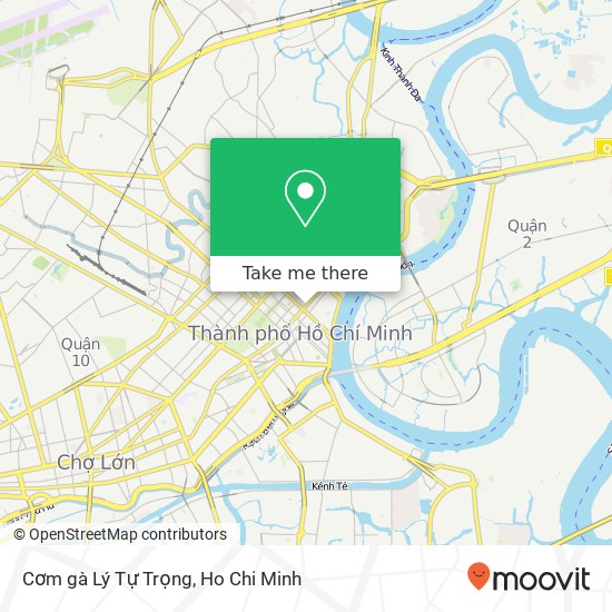 Cơm gà Lý Tự Trọng map