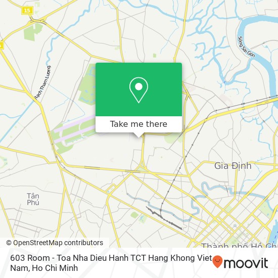 603 Room - Toa Nha Dieu Hanh TCT Hang Khong Viet Nam map