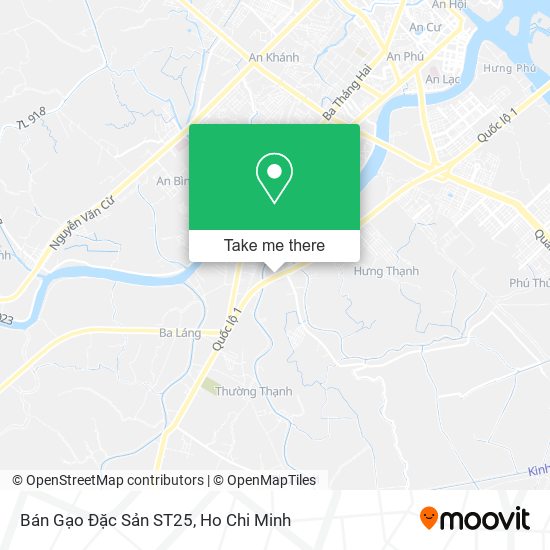 Bán Gạo Đặc Sản ST25 map