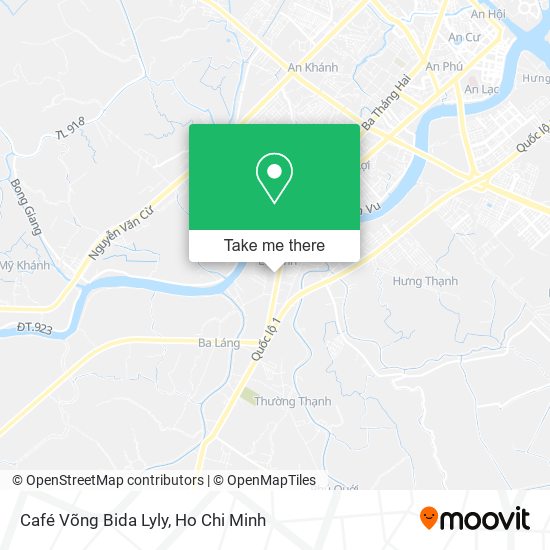 Café Võng Bida Lyly map