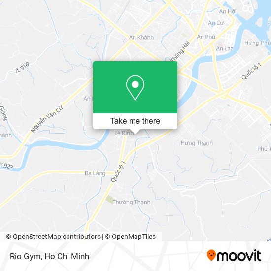 Rio Gym map