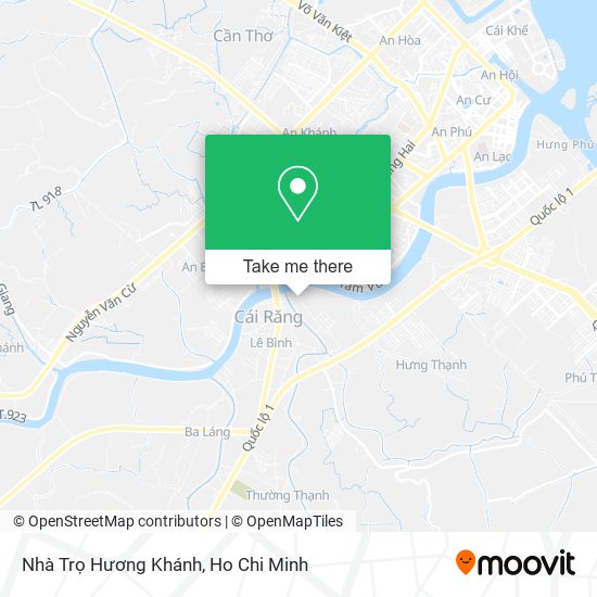 Nhà Trọ Hương Khánh map