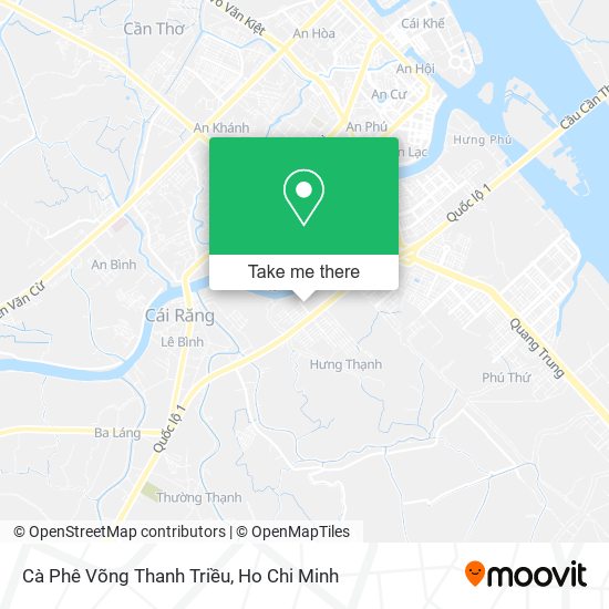 Cà Phê Võng Thanh Triều map