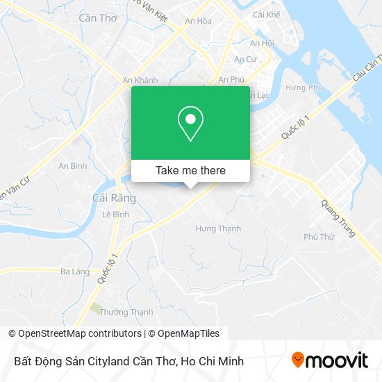 How To Get To Bất Động Sản Cityland Cần Thơ In Ho Chi Minh By Bus?