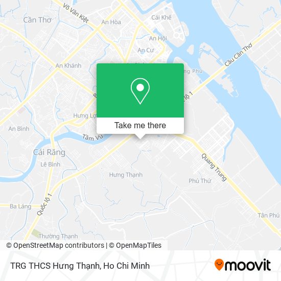 TRG THCS Hưng Thạnh map