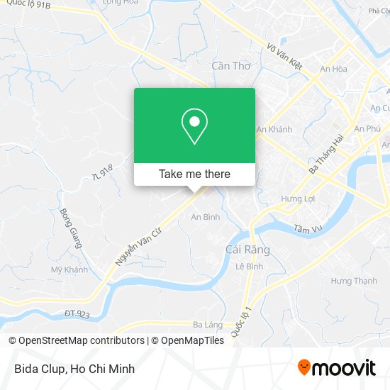 Bida Clup map
