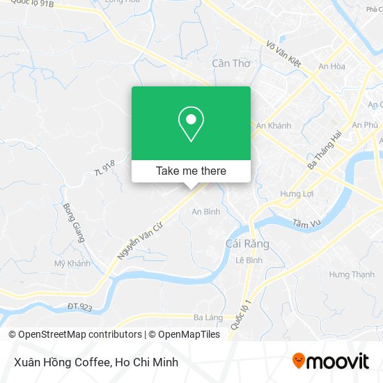 Xuân Hồng Coffee map