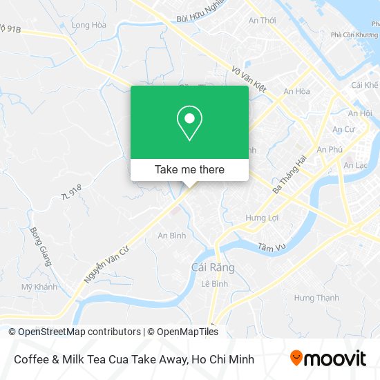 Coffee & Milk Tea Cua Take Away map