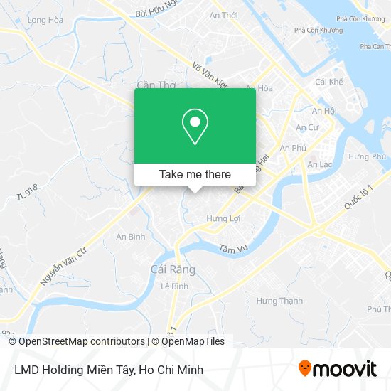 LMD Holding Miền Tây map