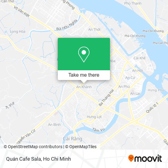 Quán Cafe Sala map