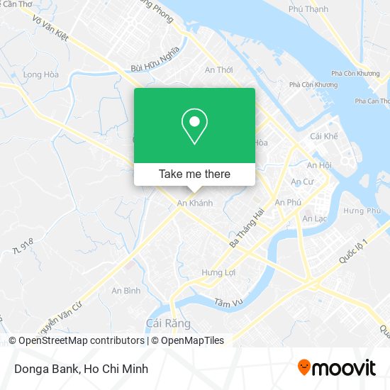 Donga Bank map