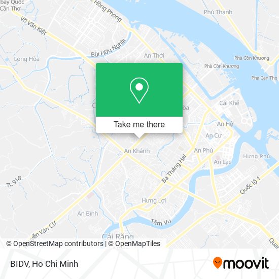 BIDV map