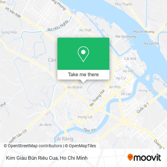 Kim Giàu Bún Riêu Cua map