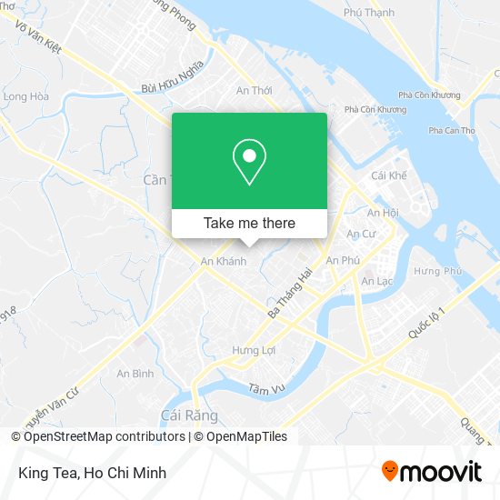 King Tea map