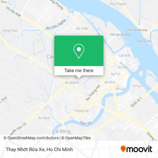 Thay Nhớt Rửa Xe map