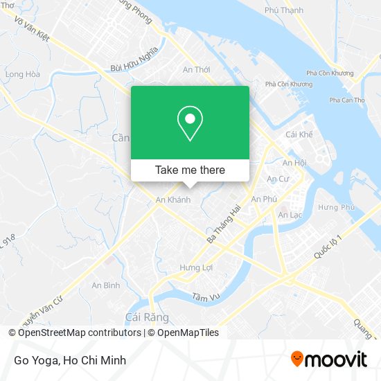 Go Yoga map