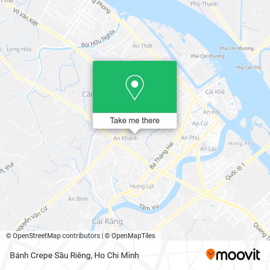 Bánh Crepe Sầu Riêng map