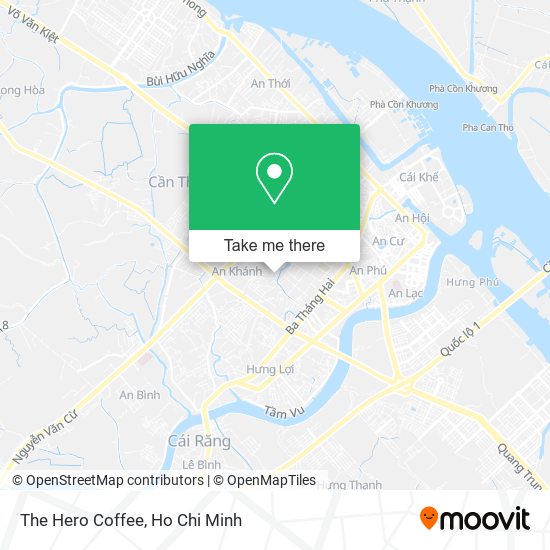 The Hero Coffee map