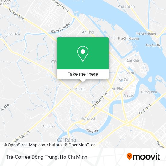 Trà-Coffee Đông Trung map
