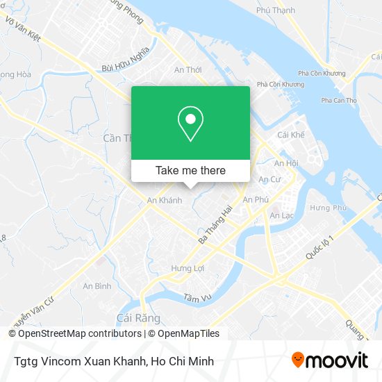 Tgtg Vincom Xuan Khanh map