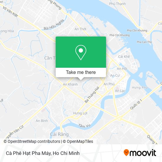 Cà Phê Hạt Pha Máy map