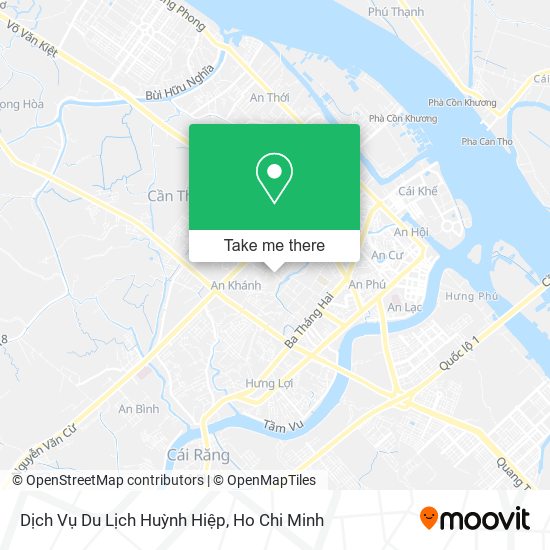 Dịch Vụ Du Lịch Huỳnh Hiệp map