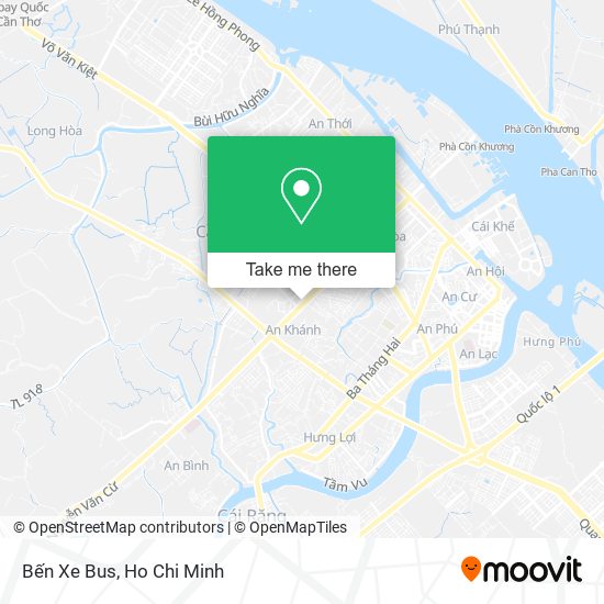 Bến Xe Bus map