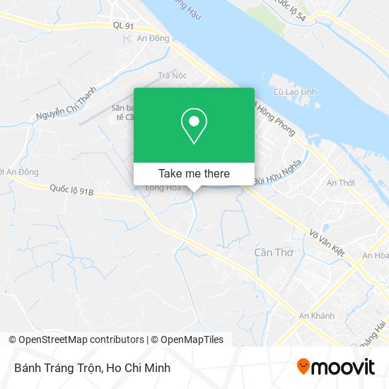 Bánh Tráng Trộn map