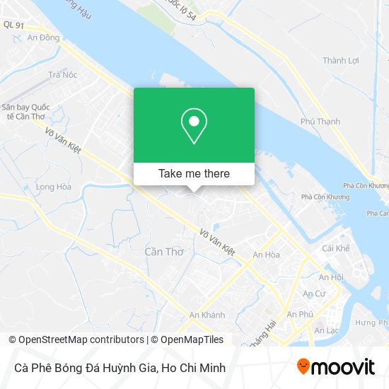 Cà Phê Bóng Đá Huỳnh Gia map