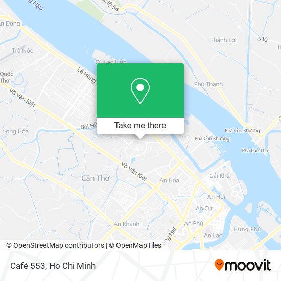 Café 553 map