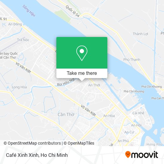 Café Xinh Xinh map