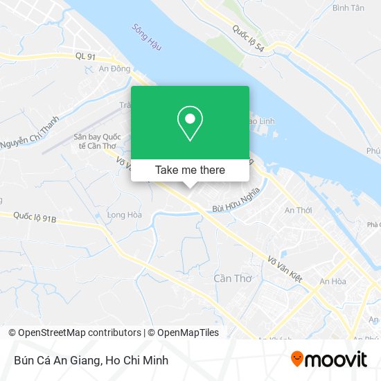 Bún Cá An Giang map
